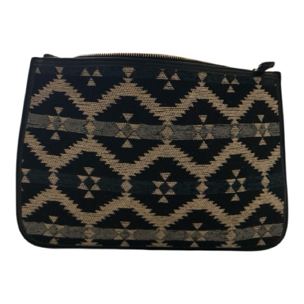 Black and Tan Patterned Women's Bag